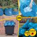 Buy Extra Tearproof 120L Blue Garbage Bags - 25 Pack | XXXL Waste Bags 70 - LDPE Quality for International Shipping - Buy Online on GoSupps.com
