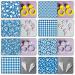 16 Pcs Silk Screen Stencils for Polymer Clay - DIY Jewelry Making Kit with Scraper - Reusable Printing Supplies - 3.9 x 6 Inch - Buy Online on GoSupps.com