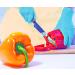 Spontex Food Contact Nitrile Gloves - 20 Pack Latex-Free Unpowdered Size M Food-Safe - International Shipping Available - Buy Online on GoSupps.com