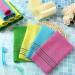 100 Pcs Korean Exfoliating Washcloth Mitt - Asian Body Scrubber for Shower - Bath Towels for Dead Skin - 4 Colors - Buy Online on GoSupps.com