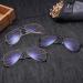 Pilot Metal Frame Anti Blue Light Bolcking Computer Glasses For Men And Women Anti Eye Eyestrain Eyewear Silver XDD996 - Buy Online on GoSupps.com