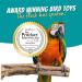 Busy Bird Spinner Toy with Traveling Spinner - Stainless Steel Brain Teaser for Medium to Extra Large Birds - Buy Online on GoSupps.com