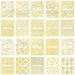 KISSBUTY Gold Flowers Nail Art Sticker - 20 Sheets Metallic Floral Vine Decals for Manicure - Buy Online on GoSupps.com