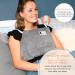 MOYOAMA Post Mastectomy Pillow - Breast Cancer Surgery Recovery & Breast Augmentation Support - Lightweight Pillow with 4 Pockets - Grey Plush - Ideal Breast Cancer Gifts for Women - Buy Online on GoSupps.com