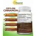 Organic Ceylon Cinnamon 1200mg - 120 Capsules | Heart Health Support Supplement - Buy Online on GoSupps.com