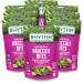 Rhythm Superfoods Crunchy Broccoli Bites, White Cheddar & Parmesan, Organic & Non-GMO, Vegan or Gluten Free Vegetable Snacks, 1.4 Oz, Pack of 8 White Cheddar & Parmesan 1.4 Ounce (Pack of 8)