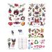Savvi Mega Value Temporary Tattoo Kit - 625 Fake Tattoos for Kids of All Ages - Buy Online on GoSupps.com