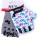 Bestif Kinder Fingerless Bicycle Gloves for Boys & Girls | Half-Finger Cycling Gloves with Velcro Gel Upholstery - Size S/M - Buy Online on GoSupps.com