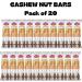 Cashew Nut Bar Vegan 40g (Pack of 20) Vegan Sweets Gluten Free Snacks Low Salt - Dairy Free - No Additives - Protein - High Fibre - Buy Online on GoSupps.com