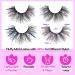 Yawamica Glitter Colored Mink False Eyelashes - 4 Styles, 5 Pairs for Christmas Costumes - Buy Online on GoSupps.com