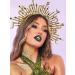 LaVenty Medusa Headpiece Medusa Crown Gold Snake Headband Medusa Costume Accessories Goddess Costume Women Halloween Christmas Party Costume Golden Diamonds - Buy Online on GoSupps.com