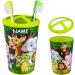Funny Zoo Animals Children's Toothbrush Holder & Cup - Ideal for Kids' Toothbrushes - Buy Online on GoSupps.com