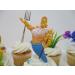 Little Mermaid Birthday Cake CUPCAKE Topper Set Featuring Characters from LITTLE MERMAID and Themed Decorative Accessories - Buy Online on GoSupps.com