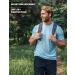 Merino.tech Men's Organic Merino Wool T-Shirt - Lightweight Base Layer - Windsor Blue - Large - Buy Online on GoSupps.com