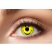Eyecatcher 84063141-602 - Colored contact lenses 1 pair for 12 months yellow carnival Mardi Gras Halloween Smiley