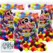 Zelssi Pom Poms -  Pack of 1  300 1 inch Pom Pom Balls + 100 Googly Eyes - Vibrant Assorted Pompoms for Crafts  Multi Colored Poms for DIY & Arts and Creative Crafts Projects & Decorations