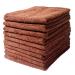 Eurow Microfiber Salon Towels - 16x29 Inches Brown - Pack of 10 - Buy Online on GoSupps.com