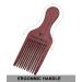MANEJACK Beard Pick for Men - Wooden Afro Hair Lift Comb - Buy Online on GoSupps.com