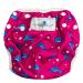 Babyino reusable swimming diaper |Bavarian pants for babies and toddlers (pink dolphin) 6 to 18 months adjustable size.
