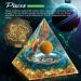 HuiJuKeJi Pisces Orgonite Pyramid - Constellation Gift with Tiger Eye Stone Crystal | Astrology Energy Healing Chakra Meditation 6cm - Buy Online on GoSupps.com