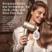 Silk n Hair Dryer - SilkyAir Pro HDB003 | Premium Ionic Blow Dryer with Diffuser & Concentrator | 1600W | 18 Modes LED Display | No Heat Damage & Frizz Prevention | Beige  - Buy Online on GoSupps.com