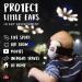 Ems for Kids Baby Ear Defenders - White & Black | Made in USA | Ideal for Concerts, Festivals & More! - Buy Online on GoSupps.com