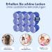 Ponik's Hair Roller Curlers Set - 12 Self-Adhering Hair Scooters (40mm) - Perfect Curls in Blue - Buy Online on GoSupps.com