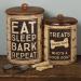 Primitives by Kathy Rustic Treat Tin Set - Brown/Black (2-Piece) - Buy Online on GoSupps.com