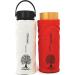 AMAPODO Bottle Cover | Protective Cotton Fabric Shell for Glass Bottles | Neoprene & BPA Free | Red - Fits 6-7cm | Eco-Friendly International Shipping - Buy Online on GoSupps.com