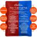XL Hot/Cold Gel Pack Set - 2 Large Ice & Heating Packs (8x11) - Reusable for Injuries, Physical Therapy, and Food Temperature Control - Buy Online on GoSupps.com