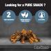 PureSnacks Air Dried Chicken & Sweet Potato Jerky Dog Treats 601g | 2 Ingredients - Buy Online on GoSupps.com