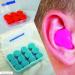 Electric callus removerSilicone Putty Moulded Ear Plugs by Sleepytime Blue Soft Sticky Plugs Which Mould Into Your Ear for Effective Noise Reduction in Plastic Case (12 Blue)