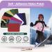 6-Piece Azobur Self-Adhesive Nylon Repair Patch Kit for Outdoor Gear - Black Waterproof Patches (2x3.03) - Buy Online on GoSupps.com