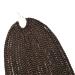 Sego Crochet Braids - Afro Twist Synthetic Hair Extensions (24 Strands) in Natural Black & Light Brown | International Shipping - Buy Online on GoSupps.com