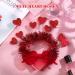 Frcolor Valentine's Day Heart Headband & Sunglasses | Sequin Love Accessories for Parties - Buy Online on GoSupps.com