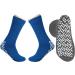 Nobles Health Care XXXL Wide Non-Skid Slipper Socks - Pack of 3 Pairs for Swollen Feet & Diabetes - Grey & Royal Blue - Buy Online on GoSupps.com