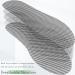 3D Printed Ultra-Thin Insoles for Men - Breathable Quick-Dry TPU Shoe Inserts - Comfortable Striped Mesh Design - Size 11/45 - International Shipping Available - Buy Online on GoSupps.com
