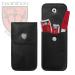 Three Swords Nail Clippers Set - 'CLIP' Fingernail & Toenail Clippers in Faux Leather Case (Red) | Buy Internationally - Buy Online on GoSupps.com
