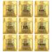 9 Authentic Golden Indian Spices Curry Luxury Set - 9 Spices for Cooking Gifts Resealable Bags Tandoori Turmeric Garam Masala Chilli Powder Indian Curries