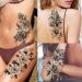 67 Sheets Realistic Black Flower Temporary Tattoos for Women - Waterproof 3D Rose, Peony, and Floral Designs | Long-Lasting Fake Tattoos for Arm, Thigh, Adults - Buy Online on GoSupps.com