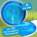 Buy Rootsnoot Frisbee for Dogs - Soft Super Stable Floats & Gentle on Teeth | Safe & Non-Toxic (Neon Blue) - Buy Online on GoSupps.com