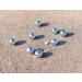 Premium Pearl Boules Balls Set - 8 Metal & 1 Wooden Ball for Boules & Boccia Game | Perfect Gift for Men - Includes Spacer & Bag - Buy Online on GoSupps.com