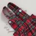 Baby Girl Christmas Outfit | My First Christmas Romper Set | Deer Plaid Suspender Skirt | 12-18 Months - Buy Online on GoSupps.com