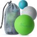 Bomb-Ball Original Massage Ball Set - Ultimate Muscle Relaxation & Self-Massage with Fascia & Lacrosse Balls (Green/Gray/Blue) - Buy Online on GoSupps.com