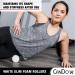 CanDo Slim White PE Foam Roller 3 x 12 Round - Exercise, Fitness, Muscle Restoration, Massage Therapy - Ideal for Home, Clinics & Professional Therapy - Buy Online on GoSupps.com