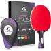 Spindra Ghost Performance Ping Pong Paddle - Dual Offensive Rubber, Durable Carry Case - Expert Table Tennis Racket for Winning Matches - Buy Online on GoSupps.com