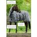 HKM Zebra Fly Rug with Neck - White/Black 135 cm | Belly Flap for Ultimate Comfort - International Shipping Available - Buy Online on GoSupps.com