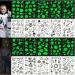 Konsait 140pcs Glow in The Dark Space Temporary Tattoo for Kids Luminous Solar System Universe Outer Space UFO Temporary Tattoos for Boys Girls Stockings Stuffers Goody Filler Birthday Party Favor