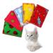 Joli Moulin Premium Cat Mint Cat toys cuddle scent pillow Oeko-Tex 100 of the environment for the sake of the environment preserving bags Catnip 5 pieces for happy cats