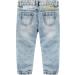 KIDSCOOL SPACE Baby Boys Jeans | Elastic Waist | Straight Fit | Ripped Denim | Light Blue | 3-4 Years - Buy Online on GoSupps.com